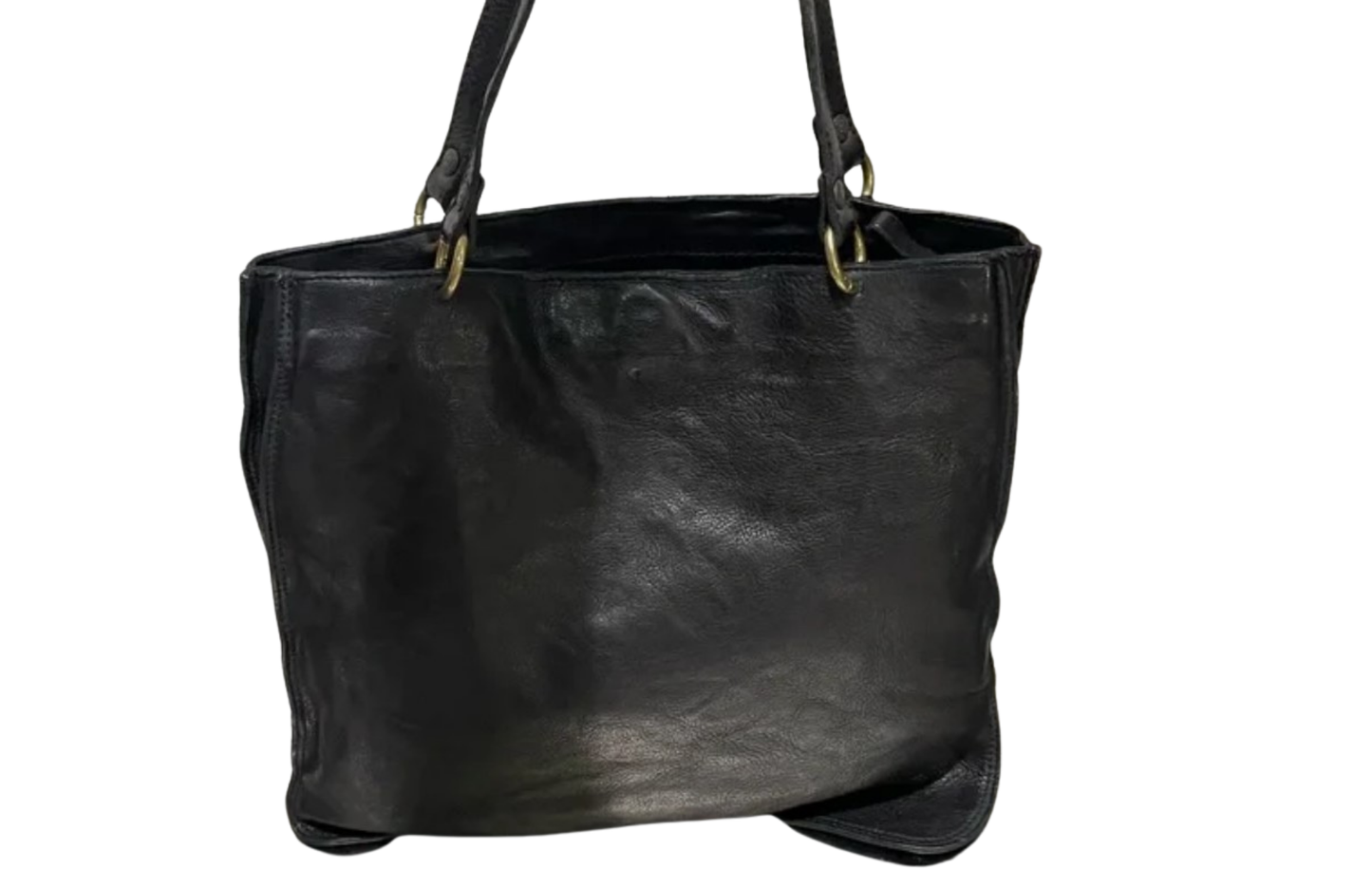 Black leather Campomaggi bag