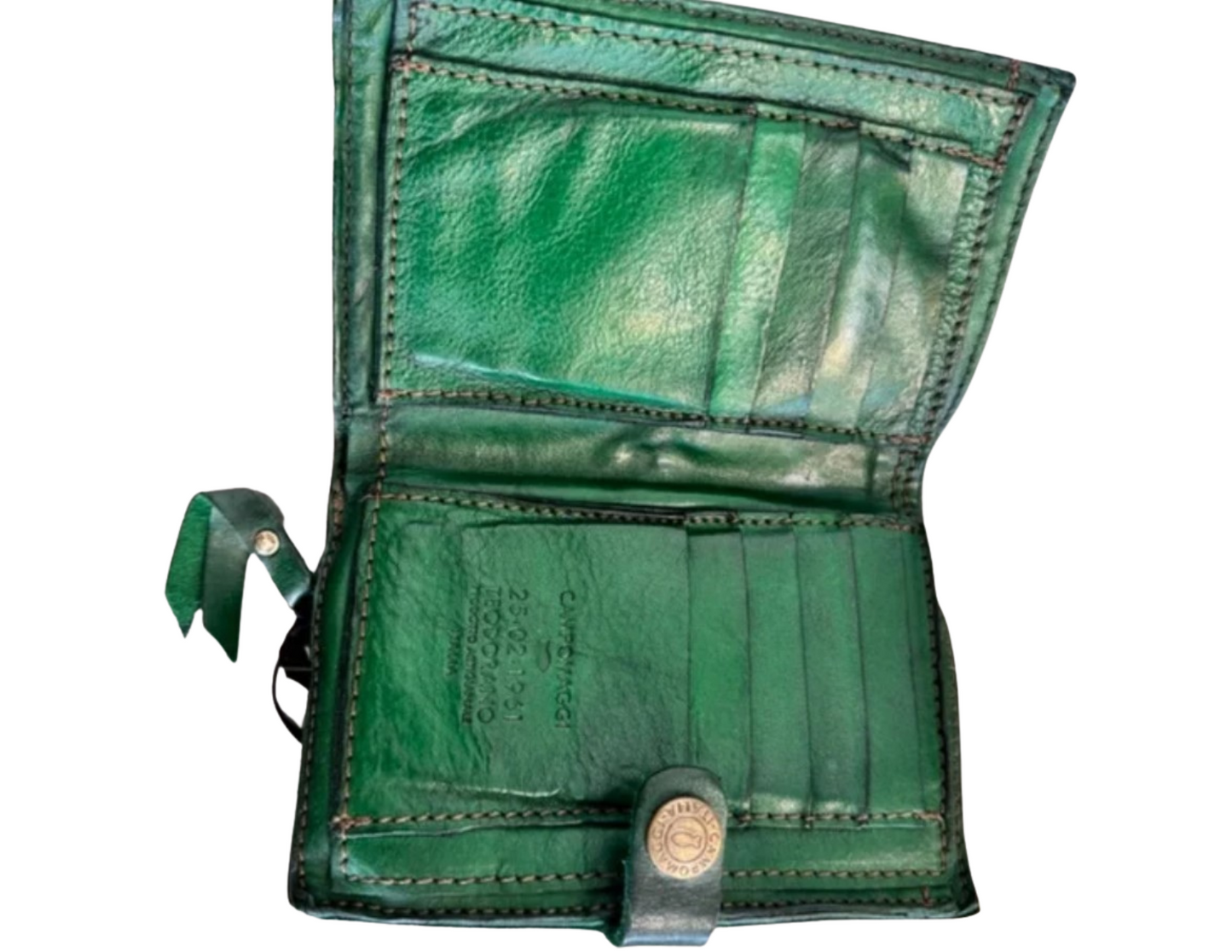 Emerald Green Leather Campomaggi Wallet