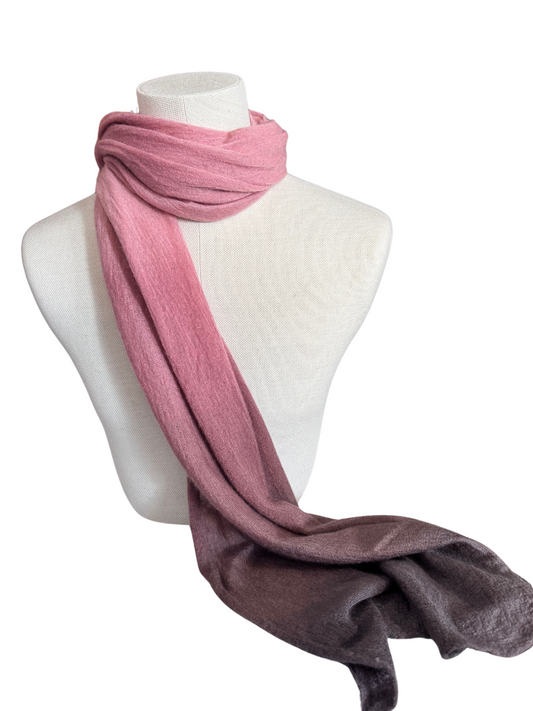 Pink Ombre Botto Giuseppe Scarf