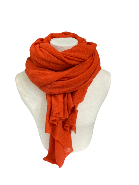 Orange Extra Large Botto Giuseppe Scarf