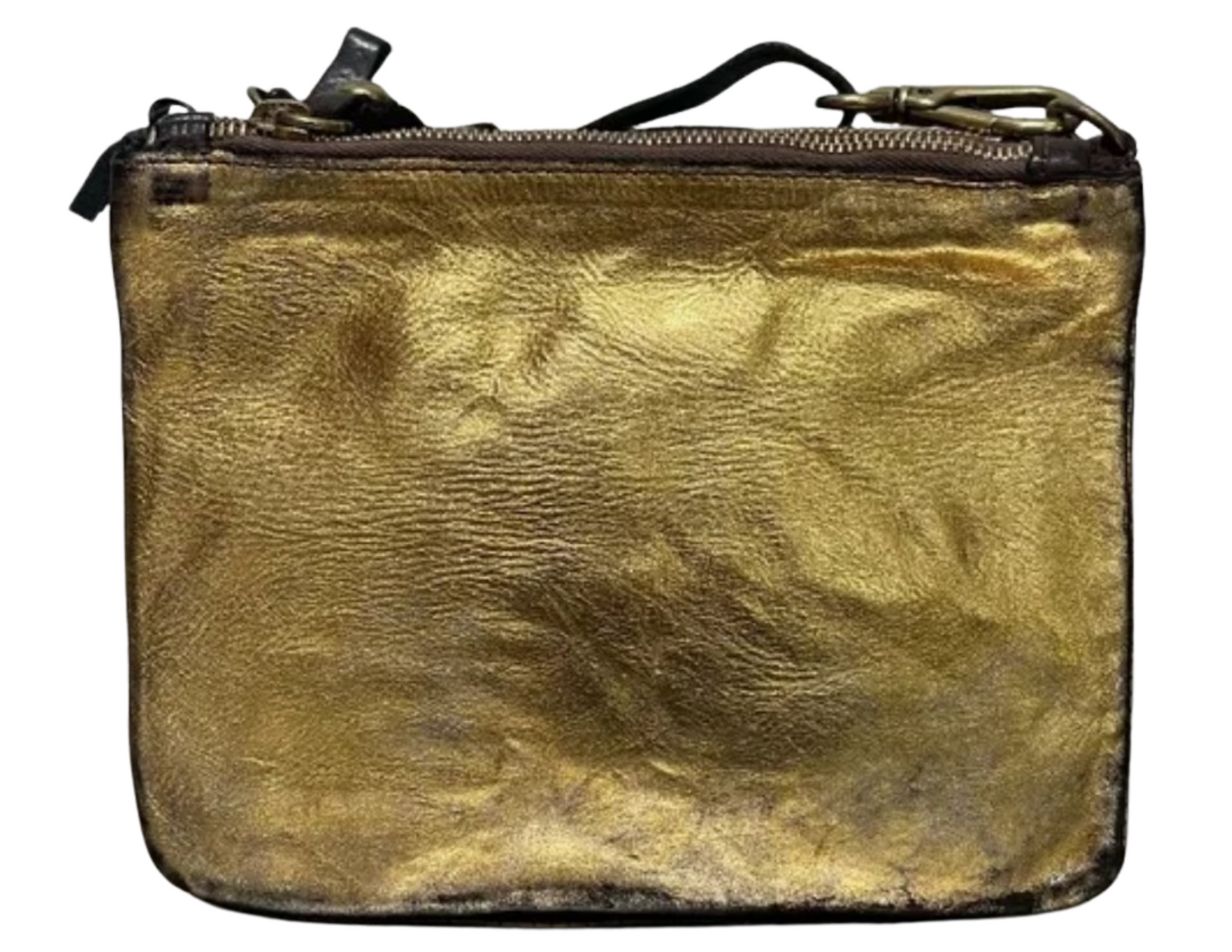 Gold Metallic Leather Campomaggi Bag