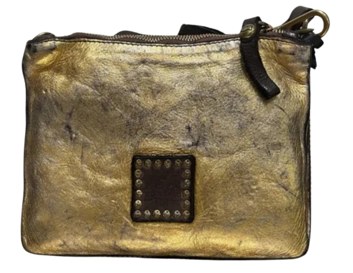 Gold Metallic Leather Campomaggi Bag