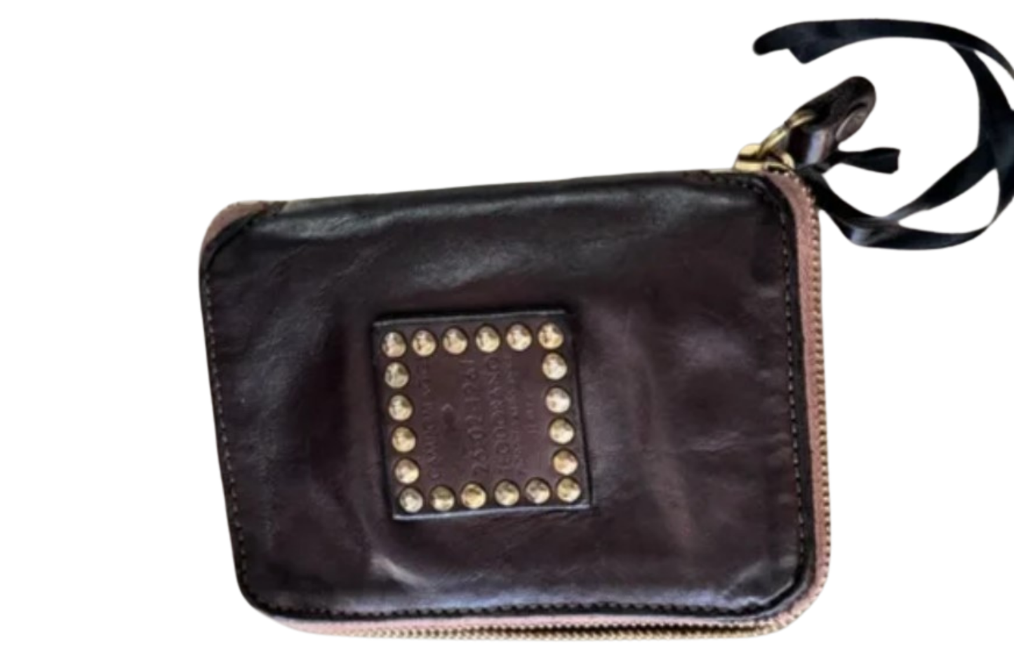 Moro Campomaggi Zippered Studded Wallet