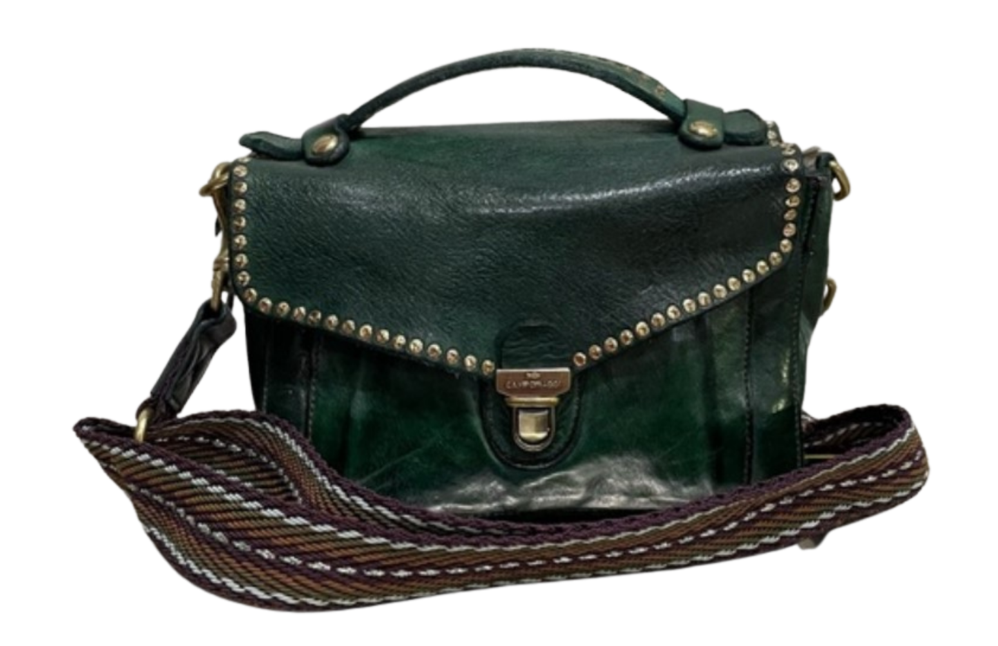 Green leather Campomaggi Bag