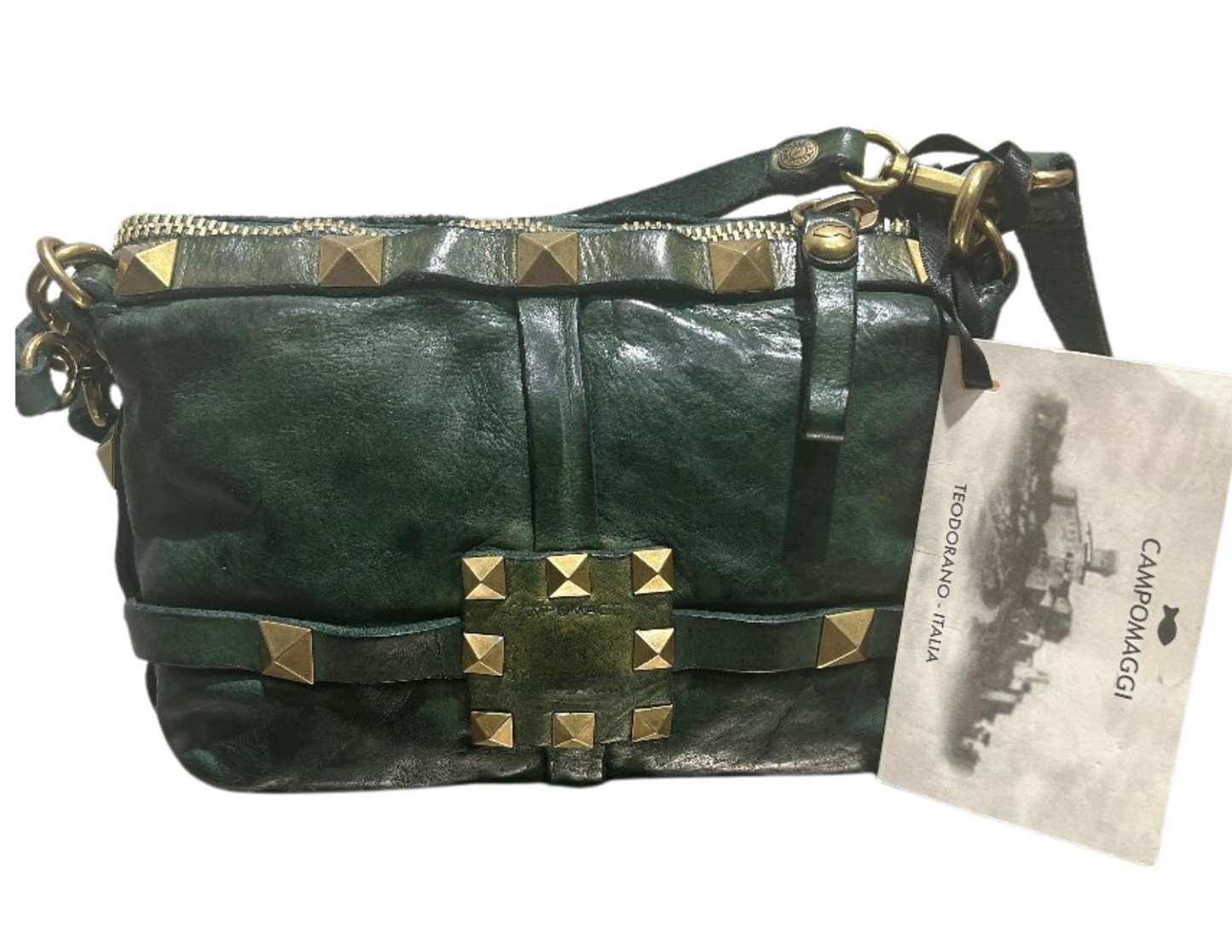 Green Studded Purse