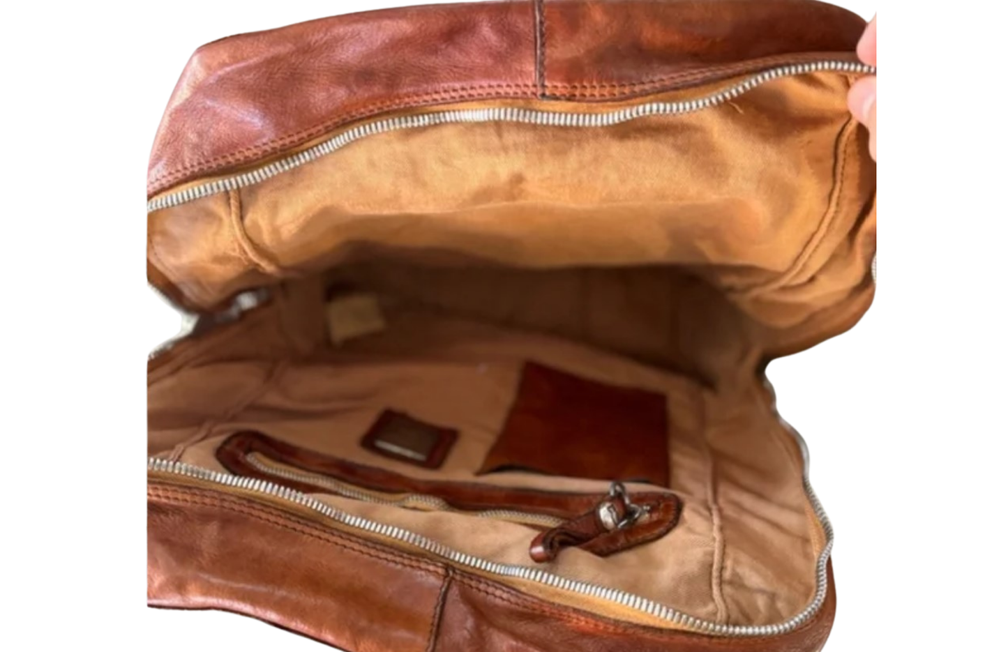 Cognac Campomaggi Zaino Vacchetta Backpack