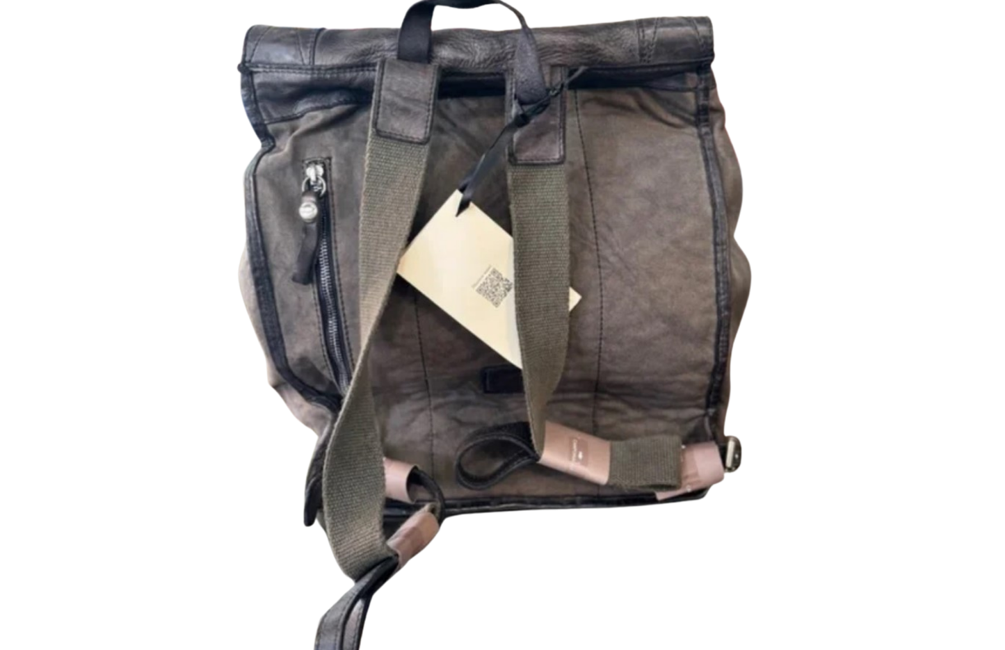 Campomaggi Zaino Canvas Military Backpack in Grigio