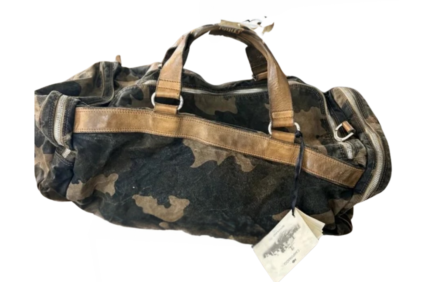 Campomaggi Canvas Camouflage Duffle Bag