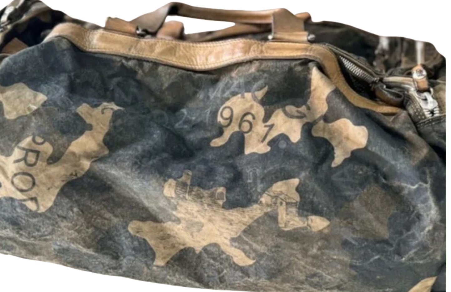 Campomaggi Canvas Camouflage Duffle Bag