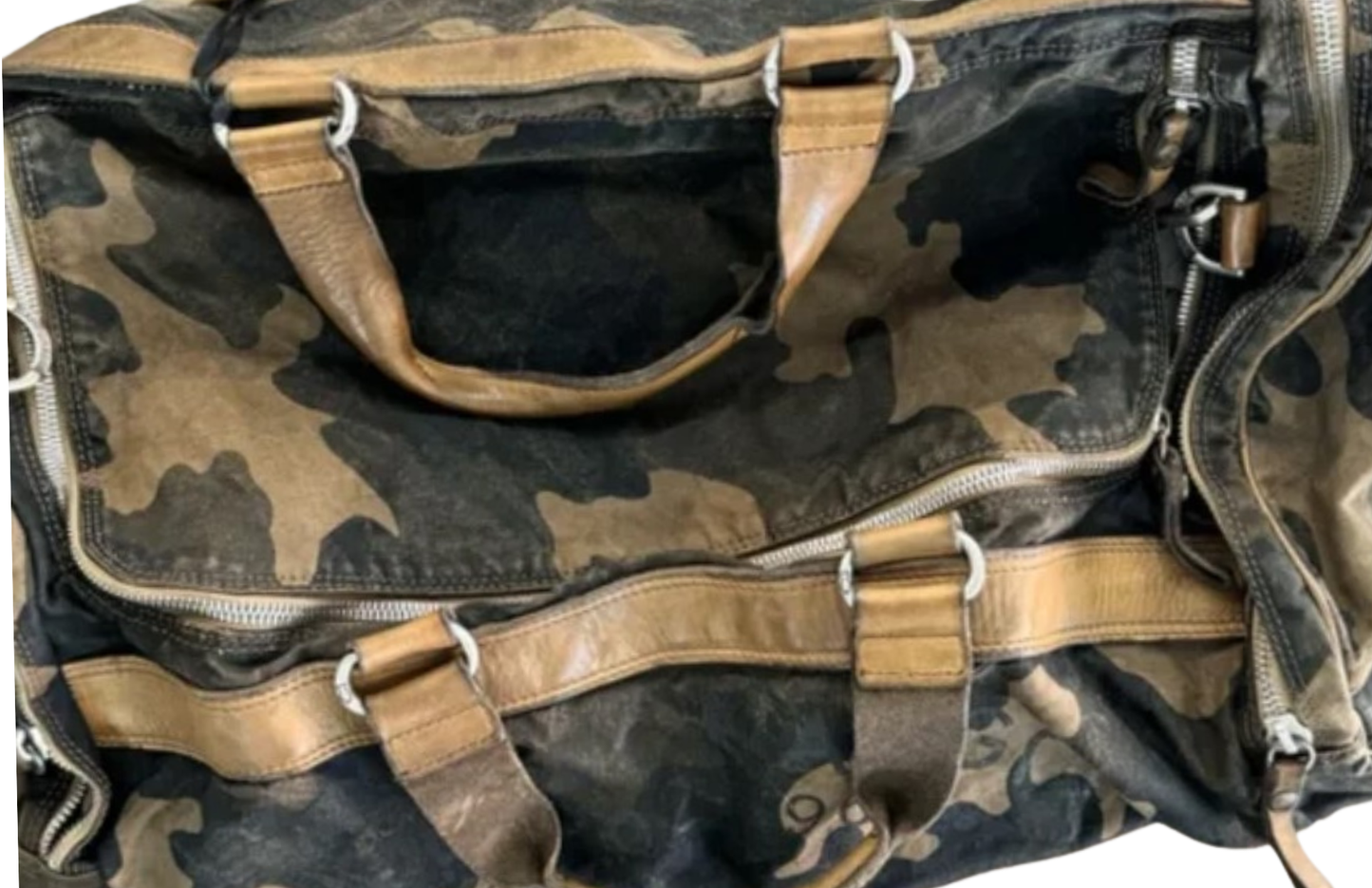 Campomaggi Canvas Camouflage Duffle Bag