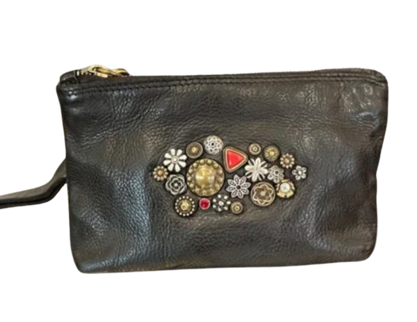 Black Campomaggi bag with embellishment