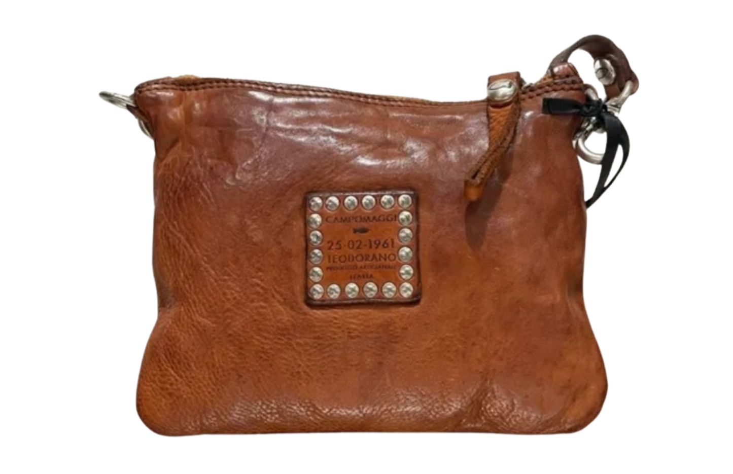 Brown Leather Embellished Campomaggi Bag