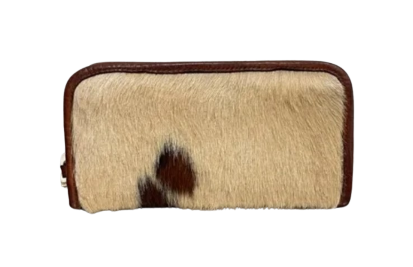 Brown leather and horse hair Campomaggi Wallet