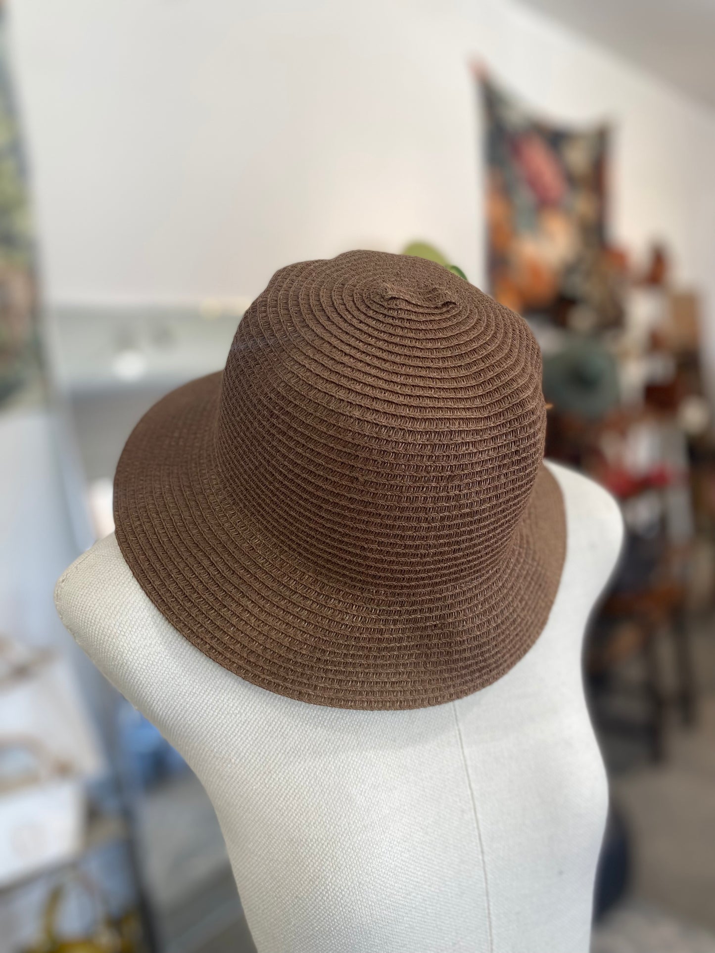 Brown Bucket Hat