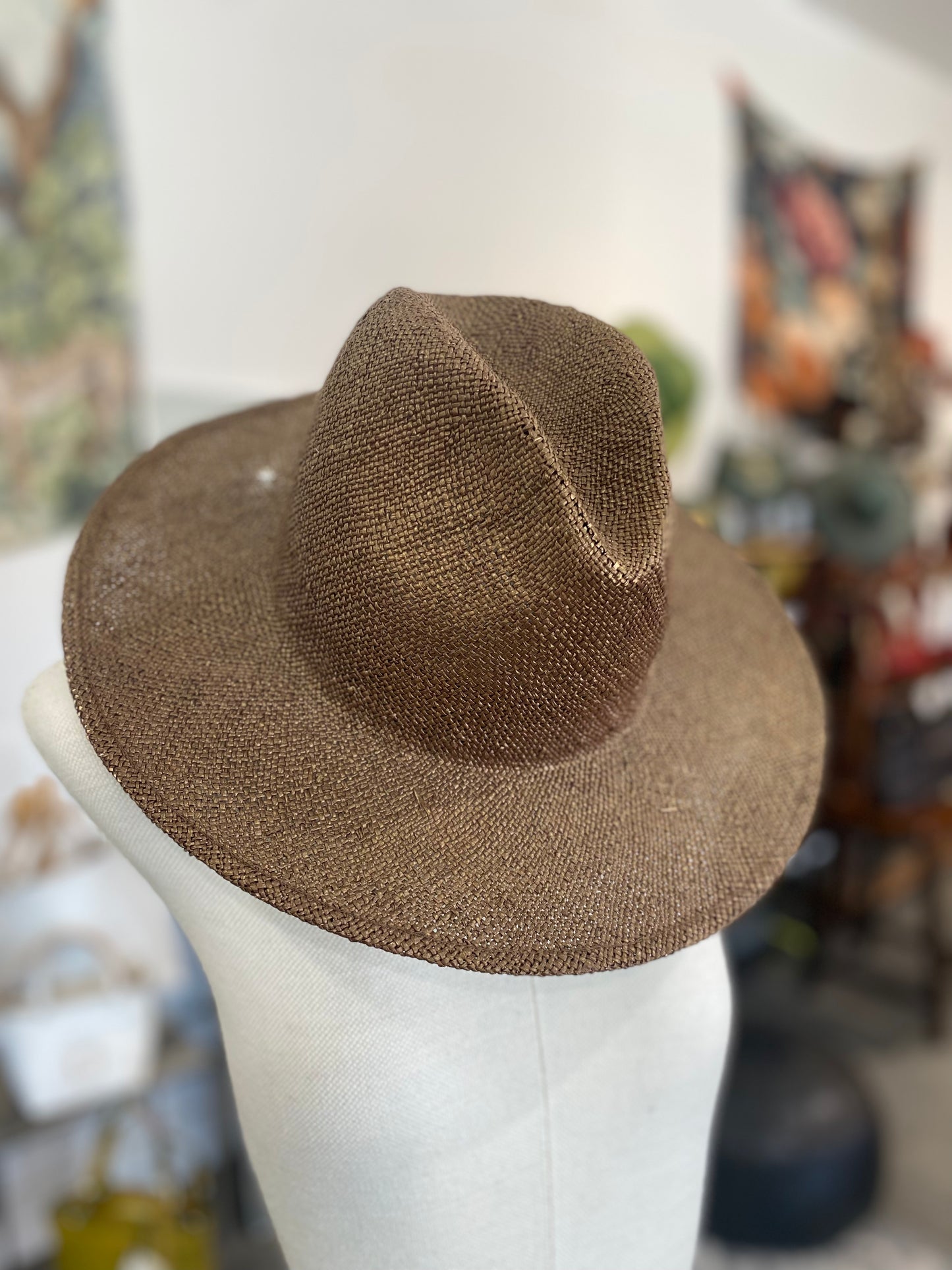 Brown Straw Hat